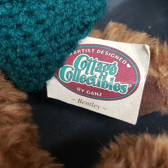 Ganz Cottage Collectibles NWT "Bentley" Teddy Bear in Green Sweater - Picture 2 of 6